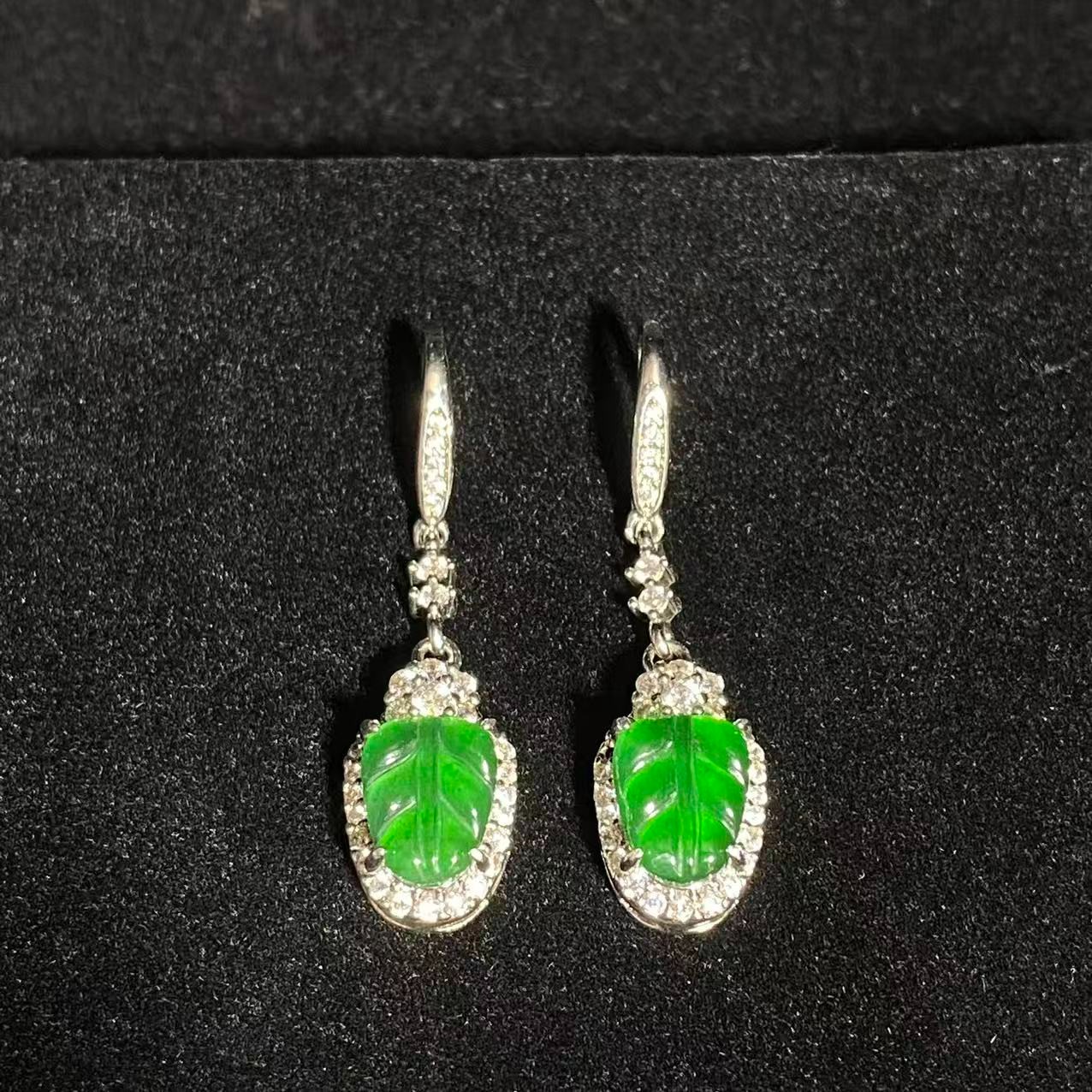 美爸优选翡翠耳饰035