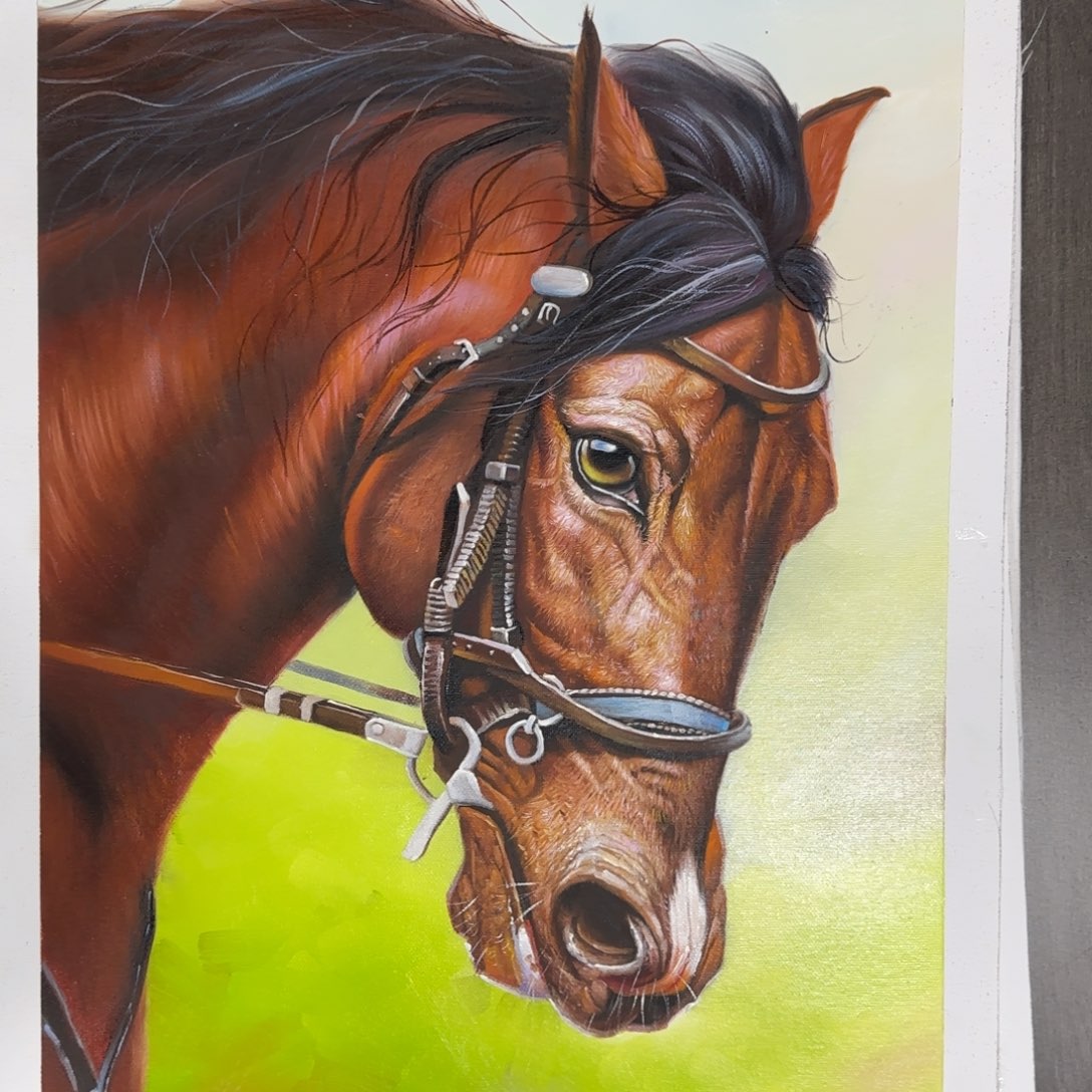 油画一直觉得很开心