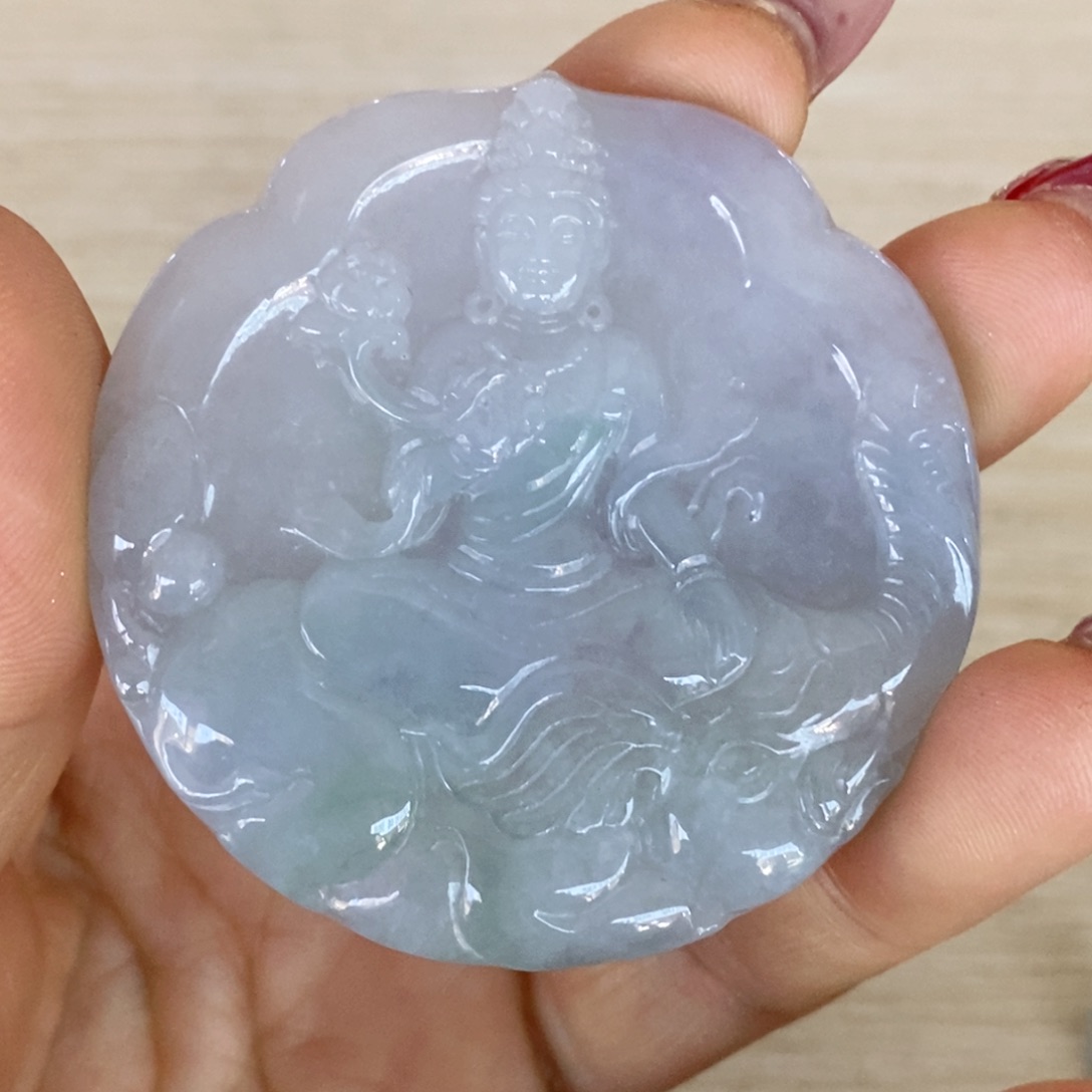 翡翠颈饰未镶嵌翡翠吊坠