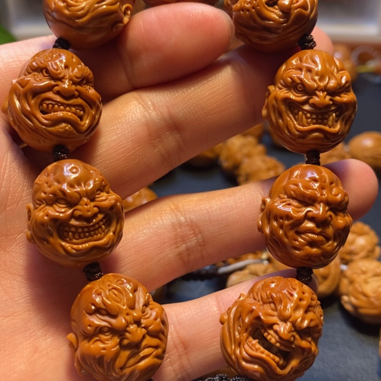 【闪购商品】橄榄核手串/手链苏工名家高货铁核经典四代恶僧2.1