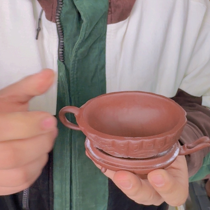 紫砂茶壶龟，主人杯，微瑕