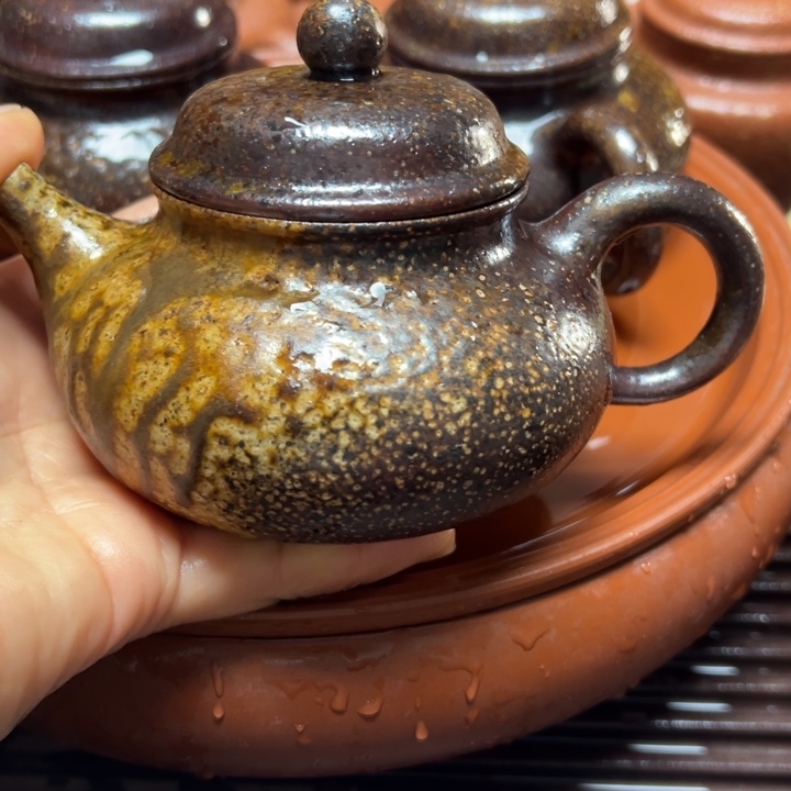 用***0紫砂茶壶宜兴原矿金丝楠木
