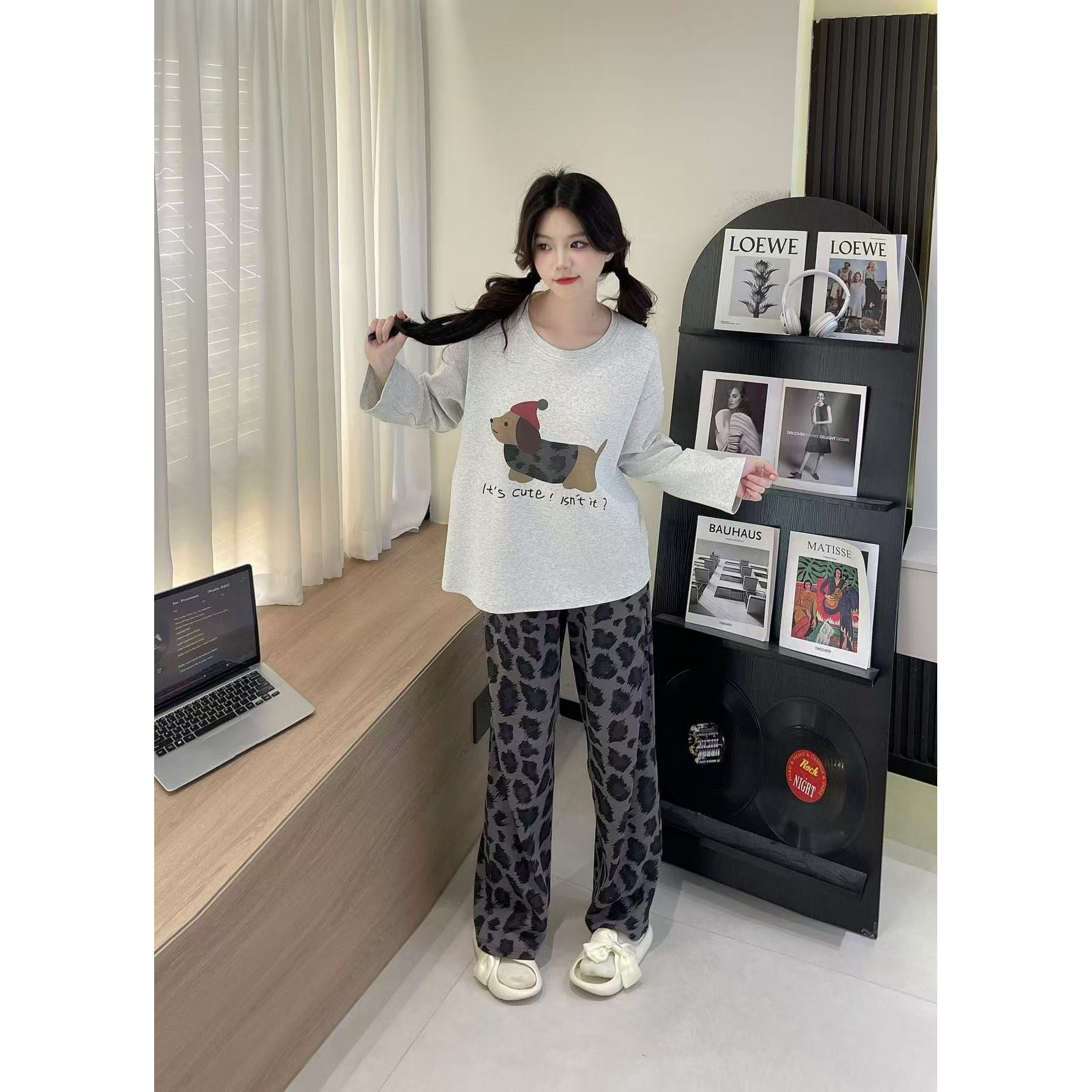 【大吉】 春季新款棉甜美睡衣套装爆款家居服