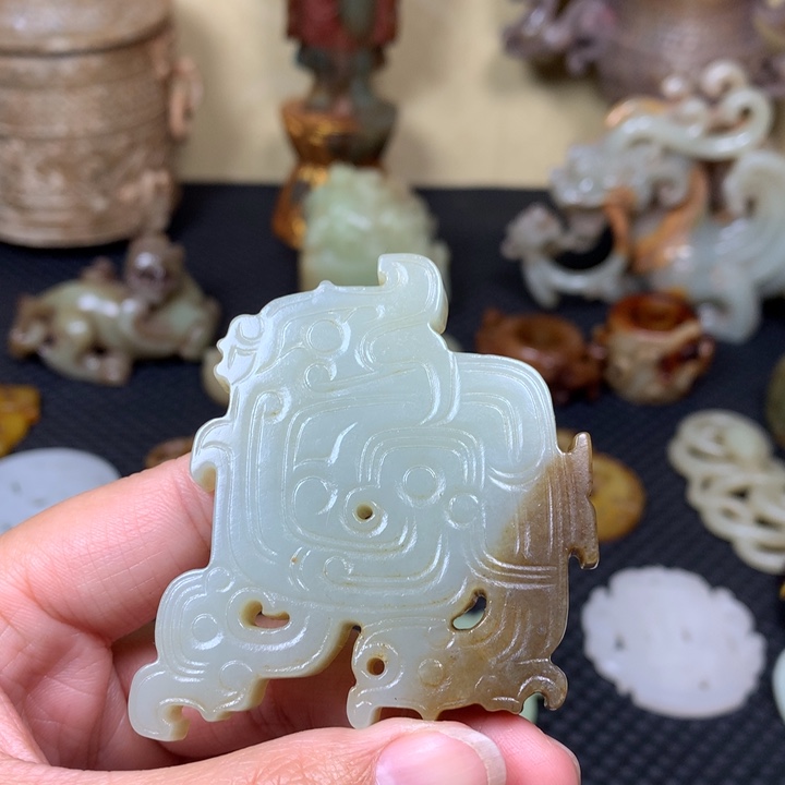 和田玉把件未镶嵌周*哥