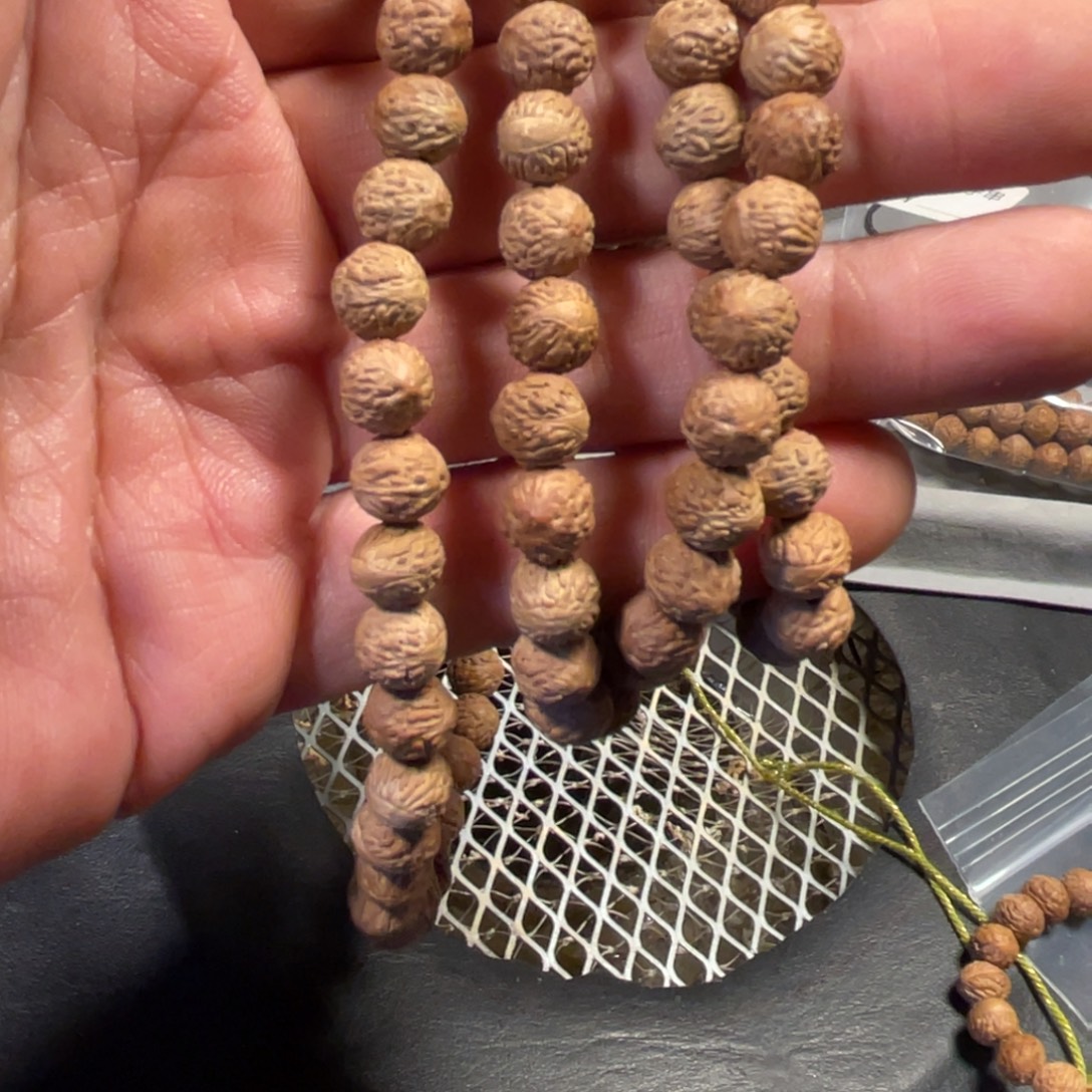 凤眼菩提手串野生酸枣核多圈手串108 8.0左右