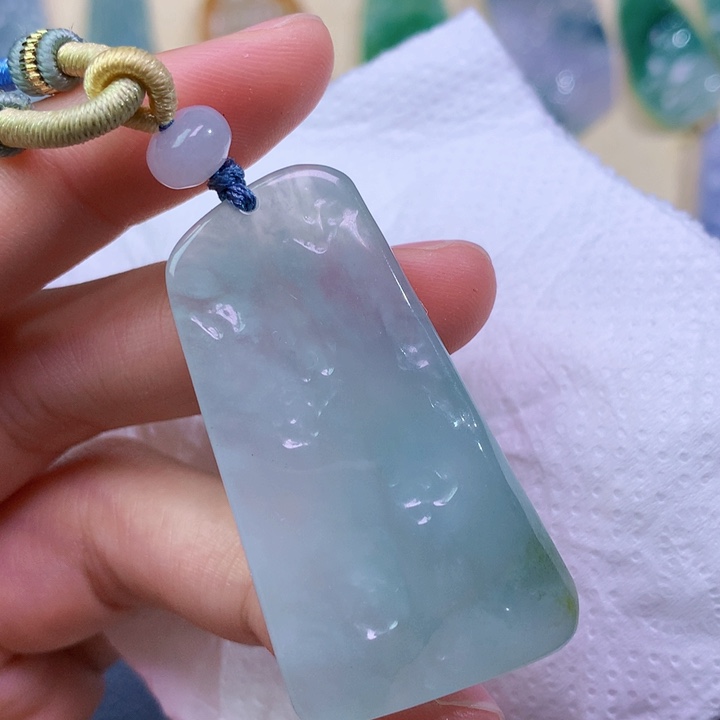 翡翠未镶嵌吊坠(不含链) 7590