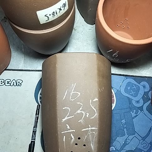 六方一个花泥微瑕