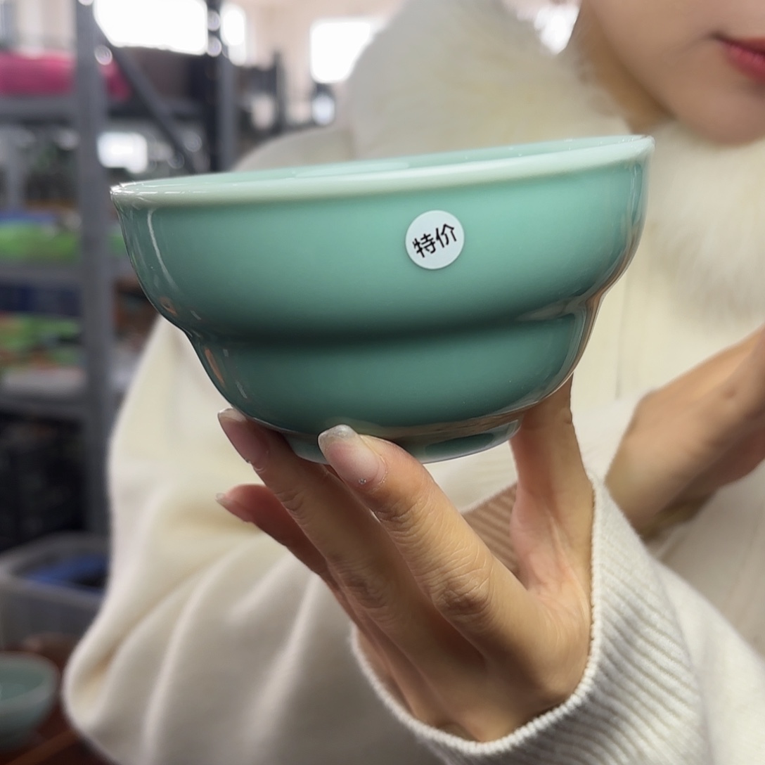 龙泉云间青瓷小米茶器