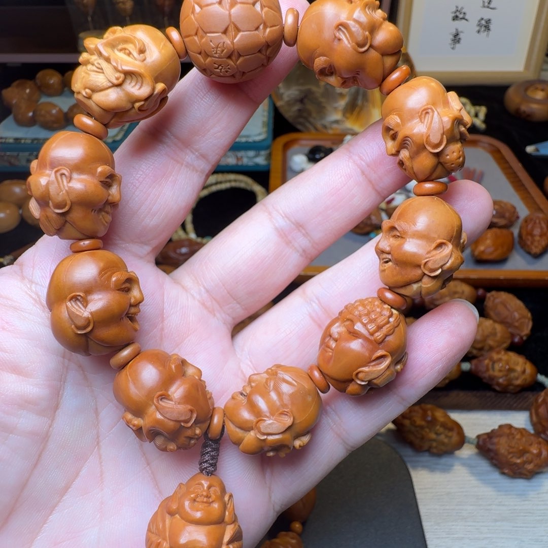 橄榄核手串/手链十八罗汉
