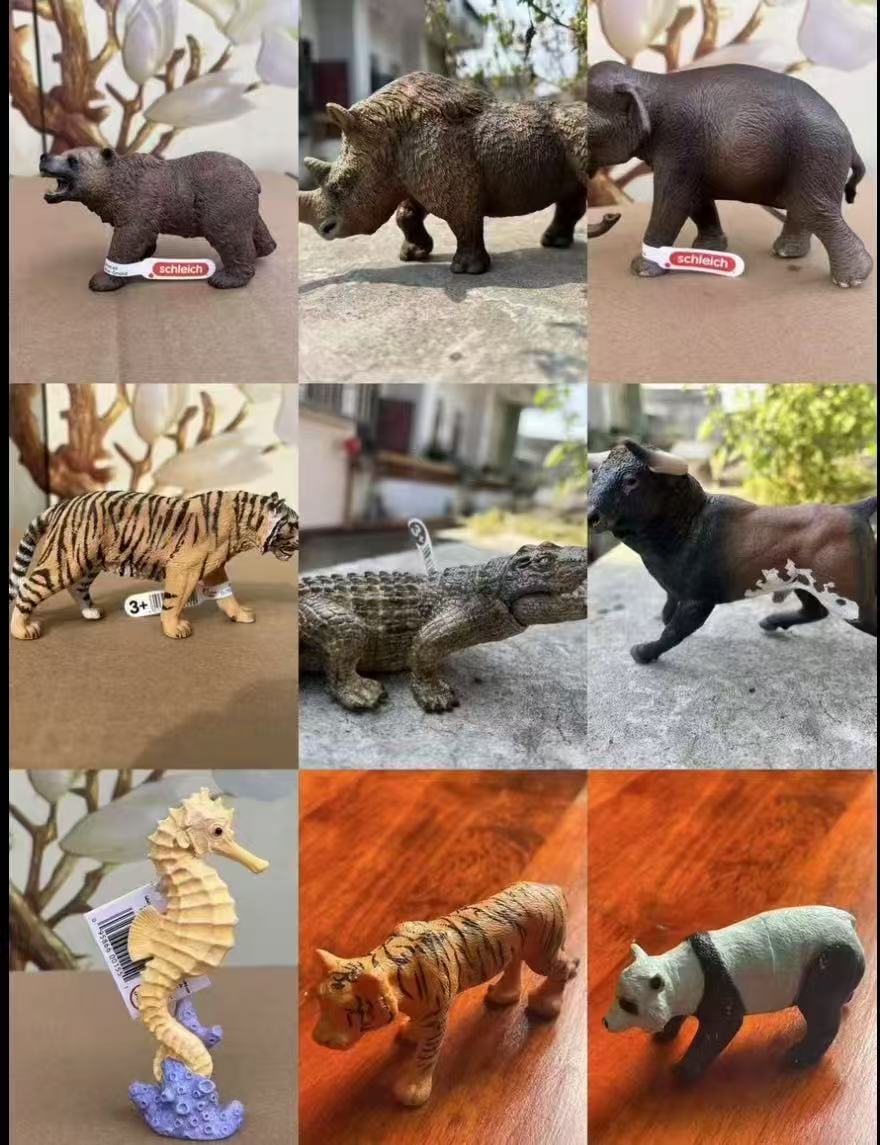 飞龙山货严选珍品仿真动物饰品摆件仿真动物玩具家居摆件