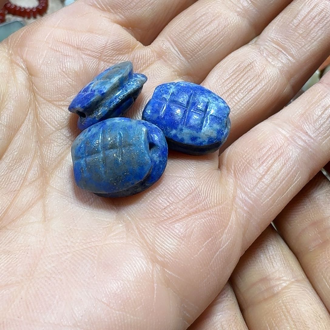 青金石耳饰未镶嵌1111111111111111111