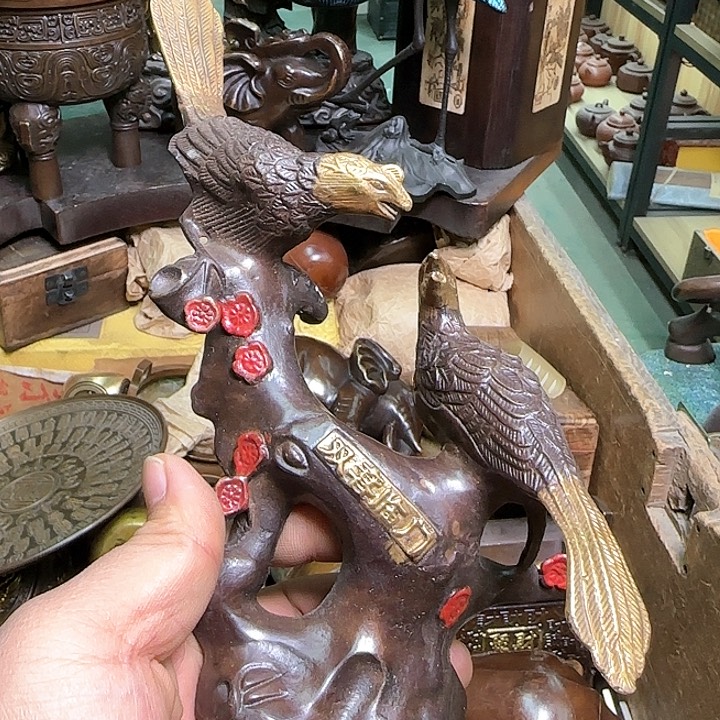 铜器办公室茶室摆件