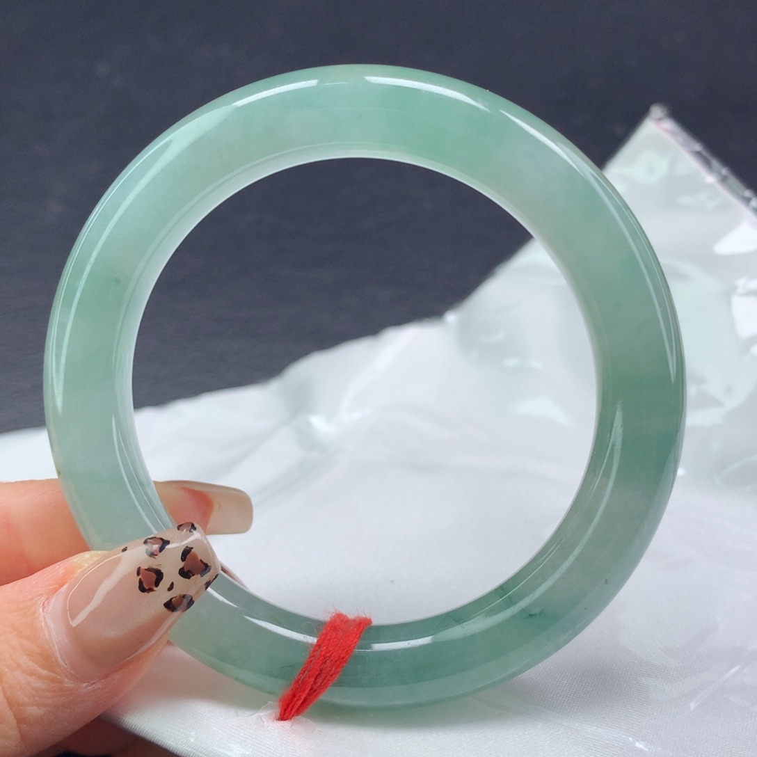 翡翠手镯未镶嵌（27号）（圆条）