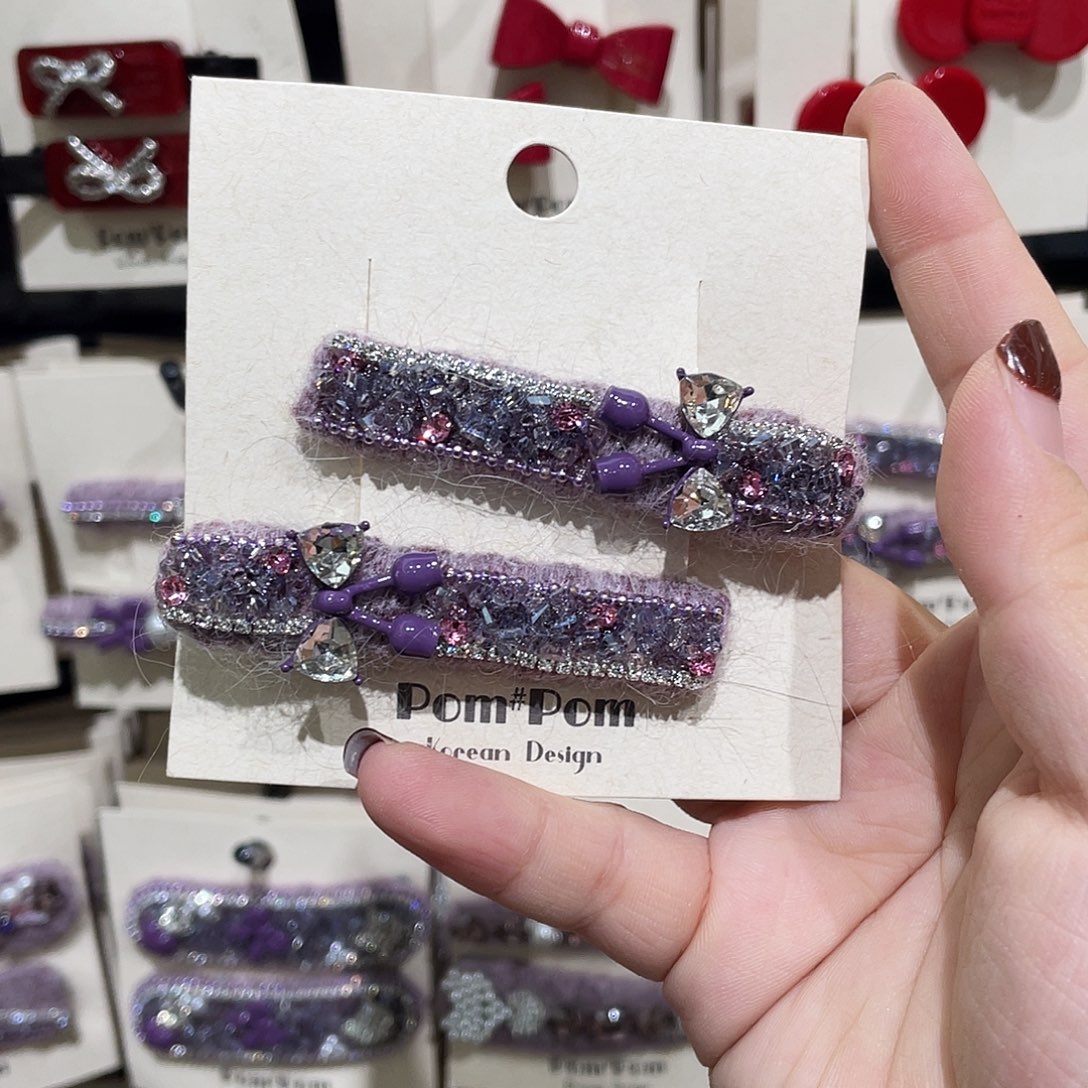 布艺非金属鸭嘴夹