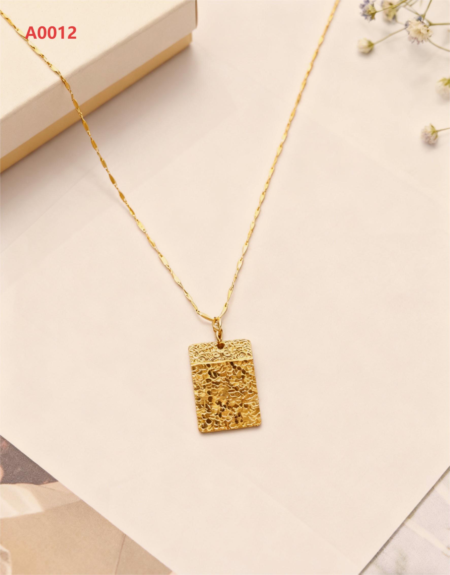 铜合金吊坠 碎冰无事碑饰品首饰仿真J款里外一色女款轻奢A0012