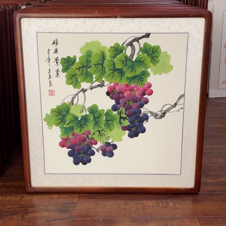 国画带框尺寸63*63厘米