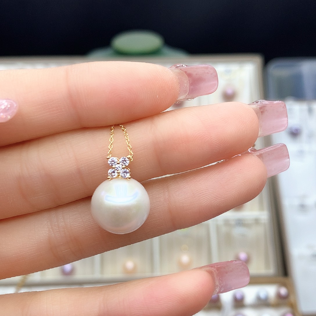 淡水珍珠颈饰合金