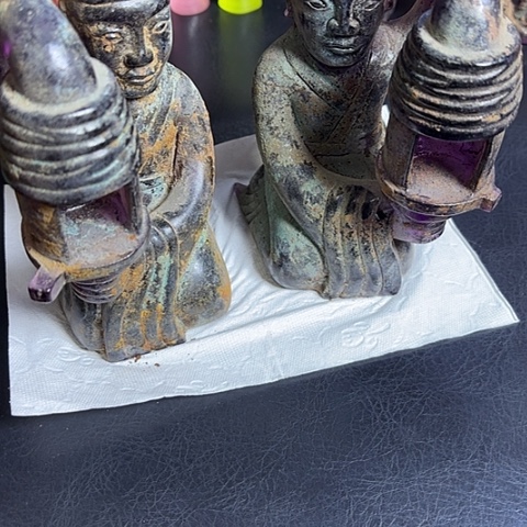 悠***鱼把件白玉菩提一个一个