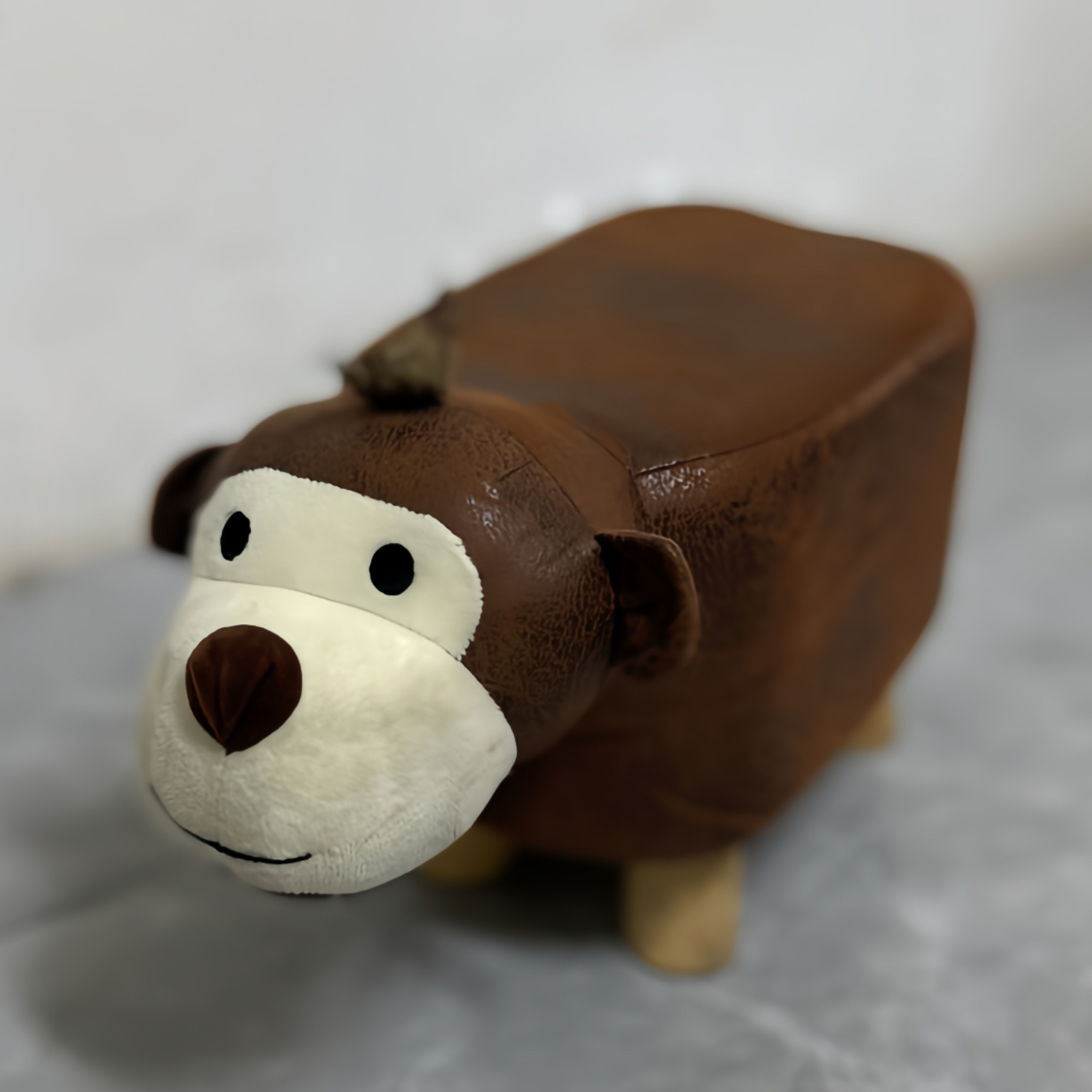 D2【亏本福利品，有问题联系客服】软体床上的小猴凳子一个