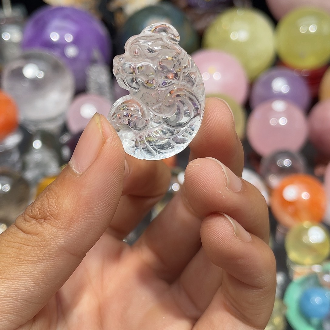 水晶未镶嵌珠宝半成品微瑕