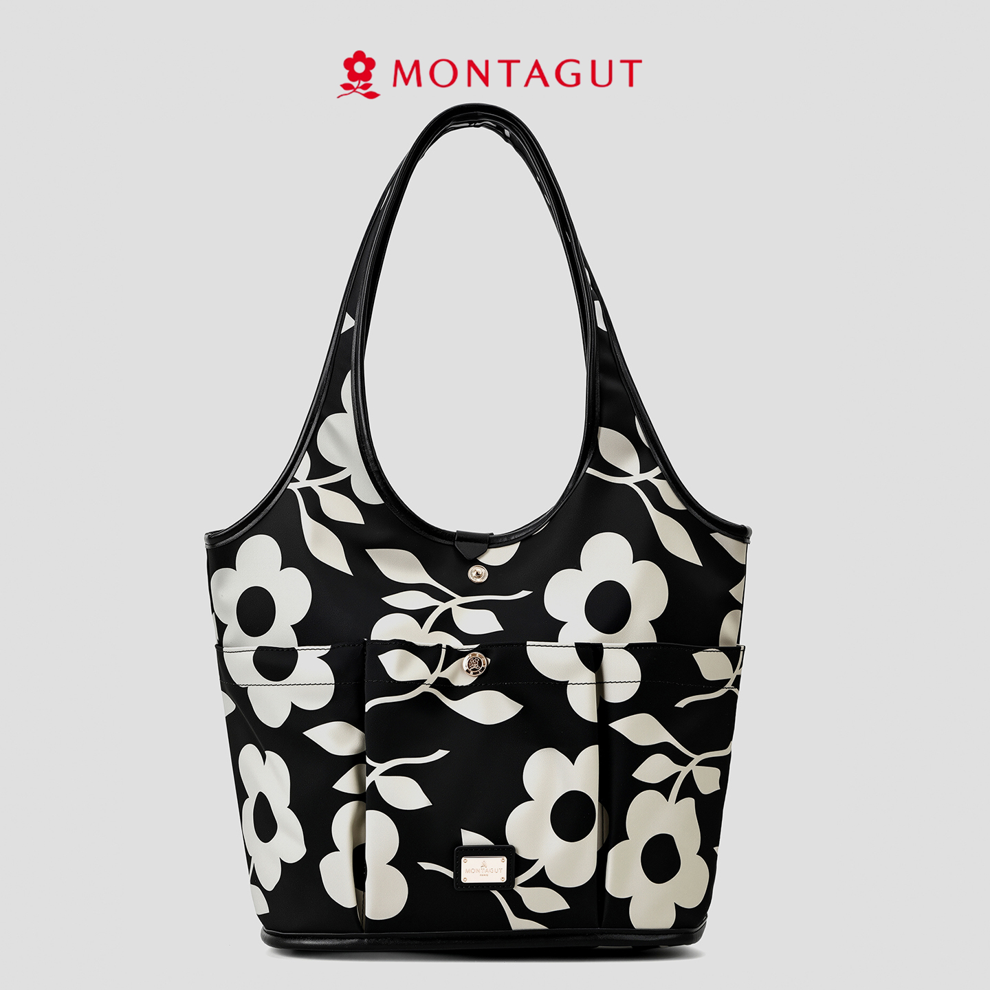 梦特娇新款托特包女包背包单肩包简约双肩背包休闲百搭上班通勤