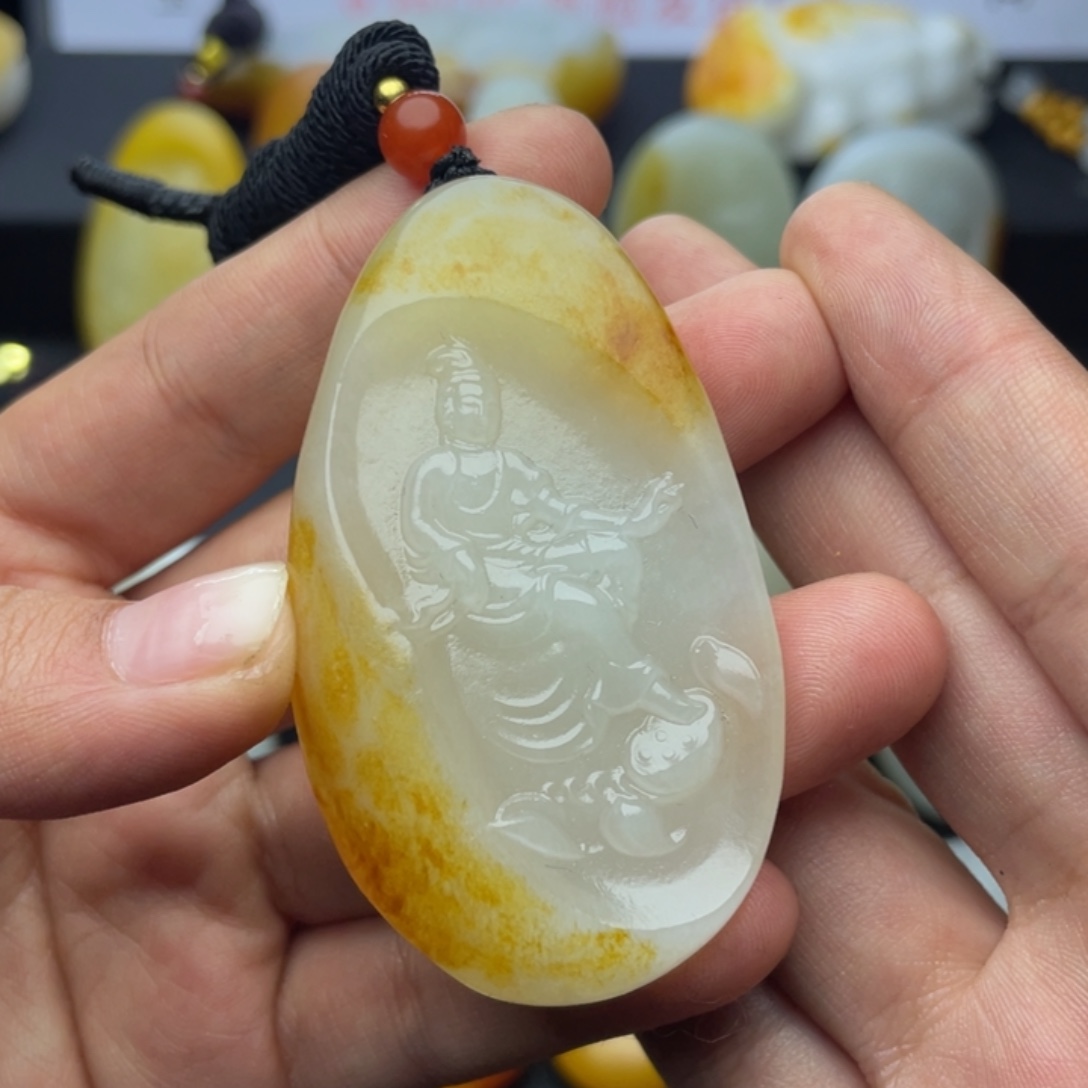 水***圣和田玉未镶嵌挂件