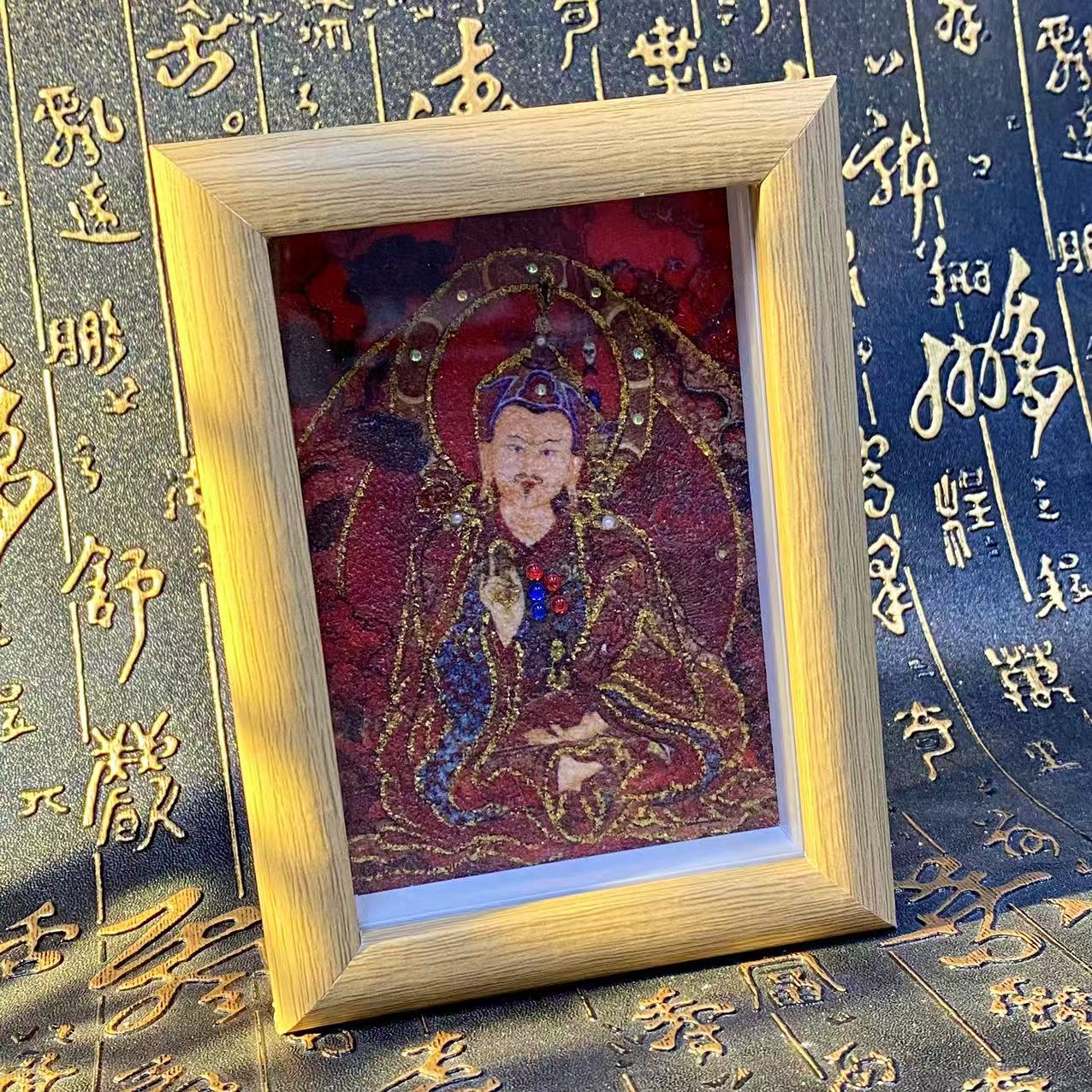 首饰展示架 莲花生|莲老师 藏式小摆件，复古 木制古风国潮吉祥