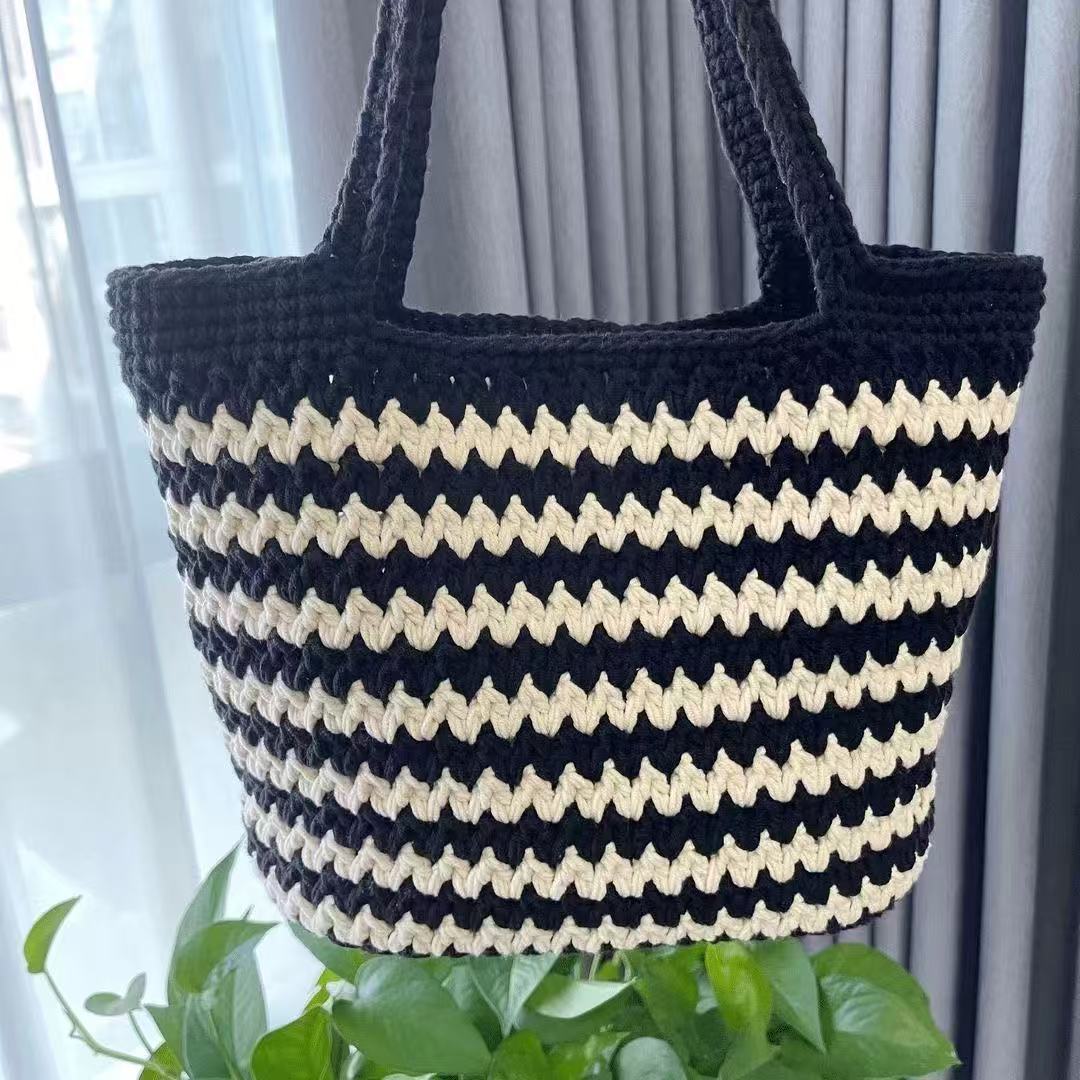 波浪包材料包diy雪妃尔毛线编织手提包材料包手工编织钩针编织包