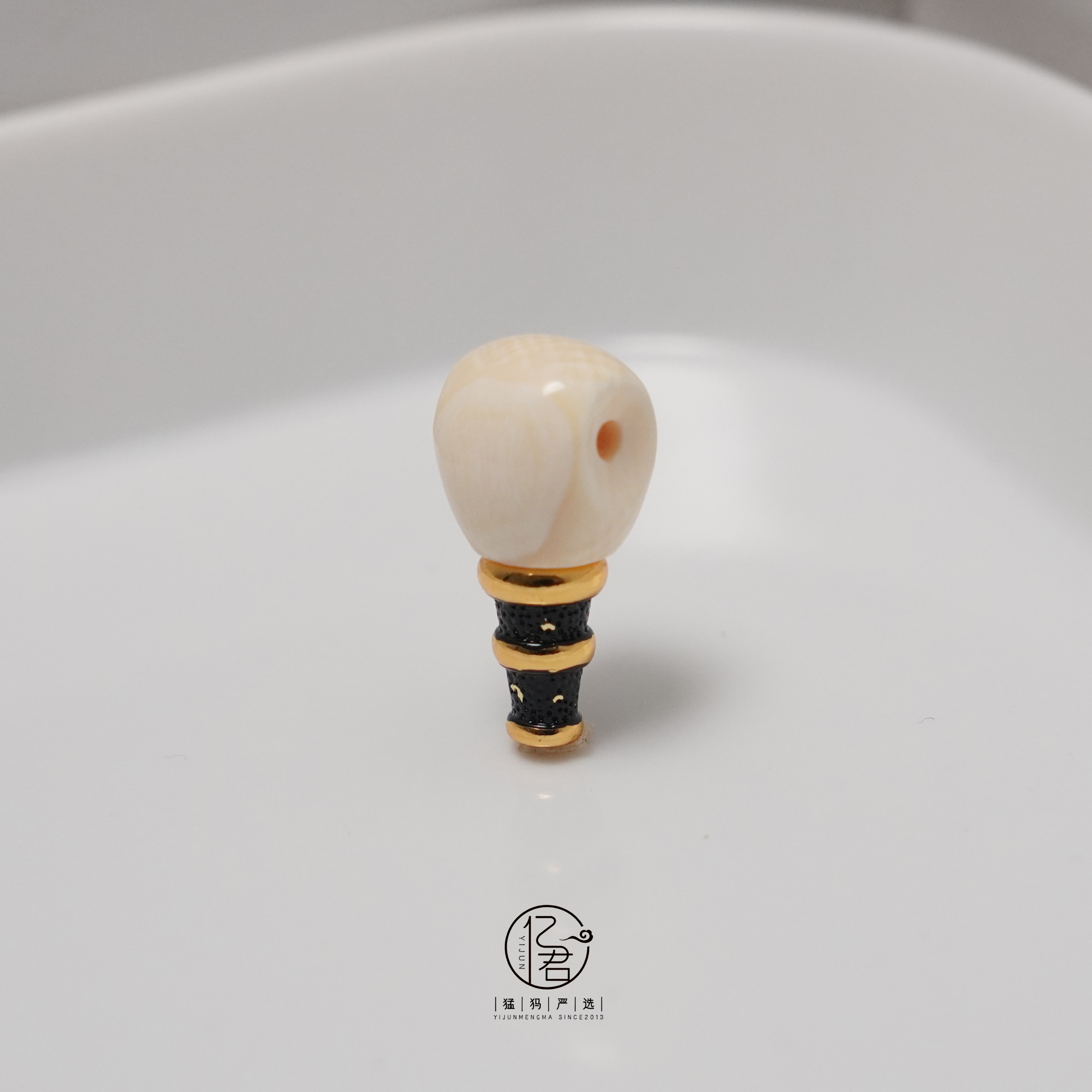 亿君 猛犸象牙三通 黑金塔款 体验款芝士皮三通 多样性其一枚