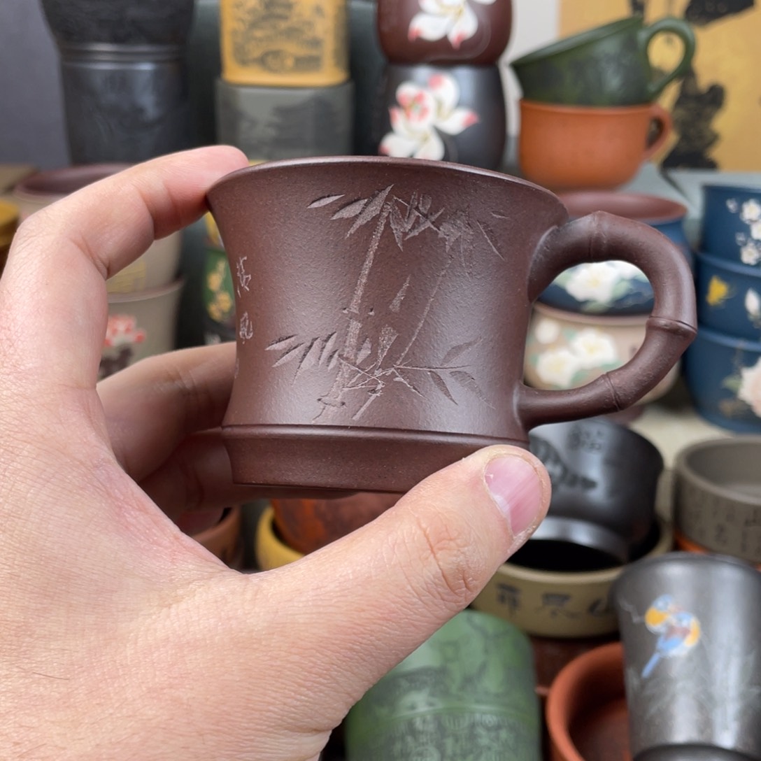 紫砂茶杯紫砂茶杯