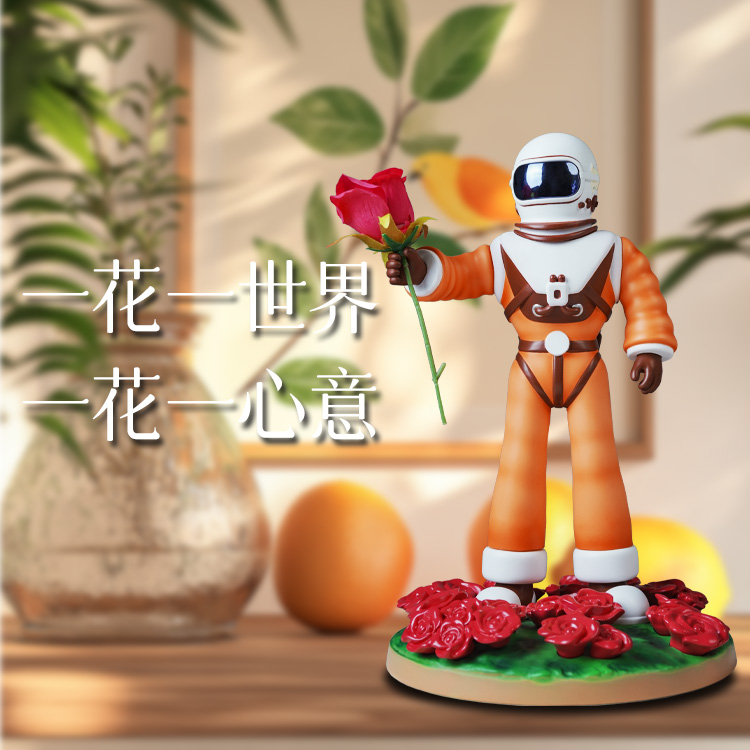 准点手办-玫瑰..