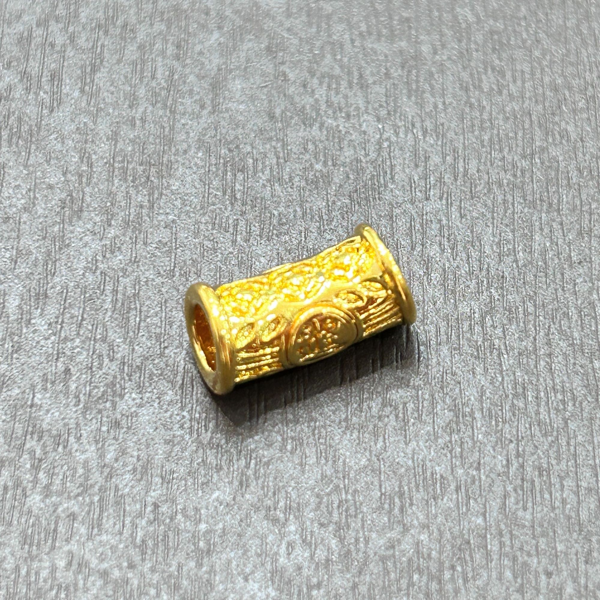 【佳佳专享】足金999投资金攒黄金弯管吊坠ZBHJD1269克重多退少补