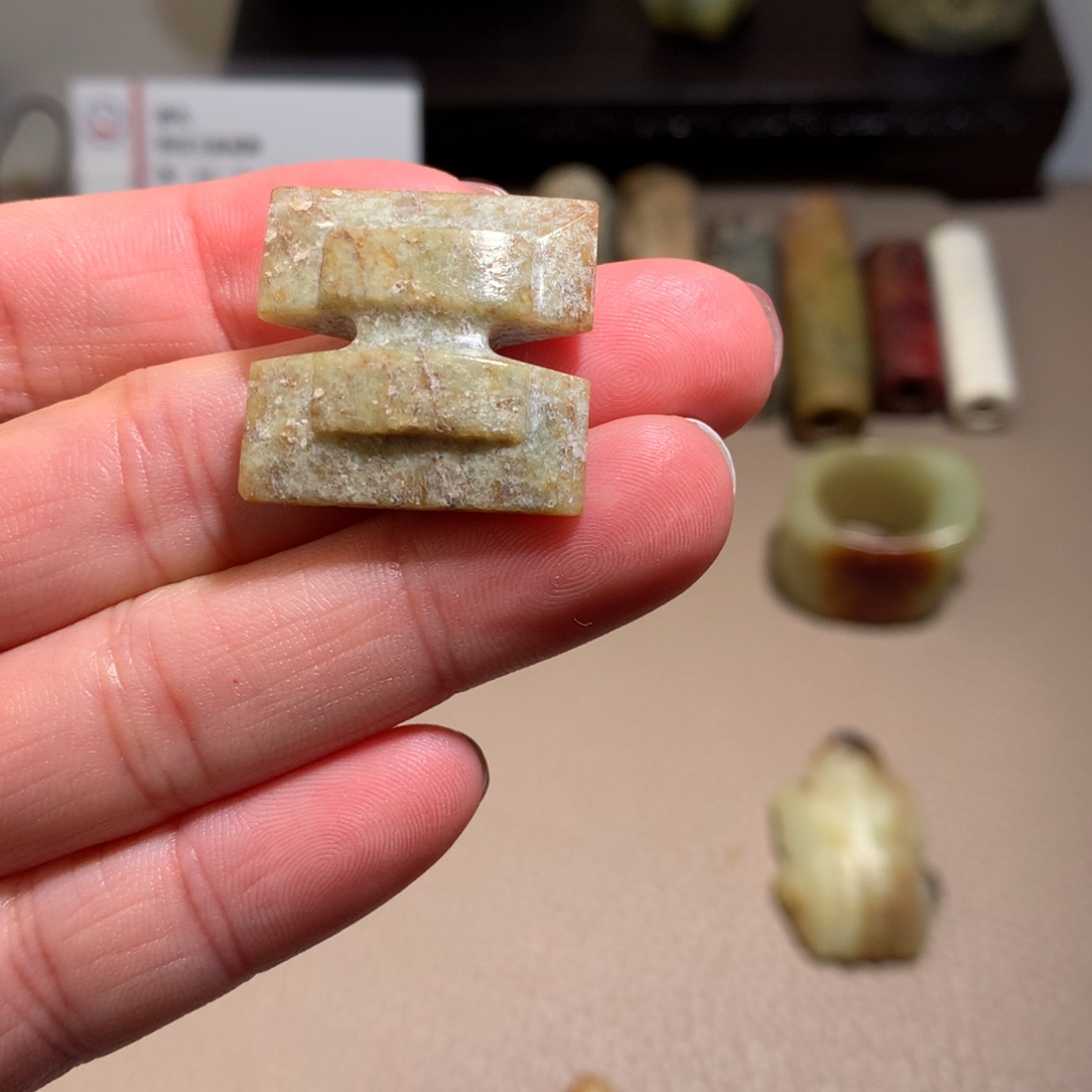 和田玉（糖玉）颈饰未镶嵌古****8