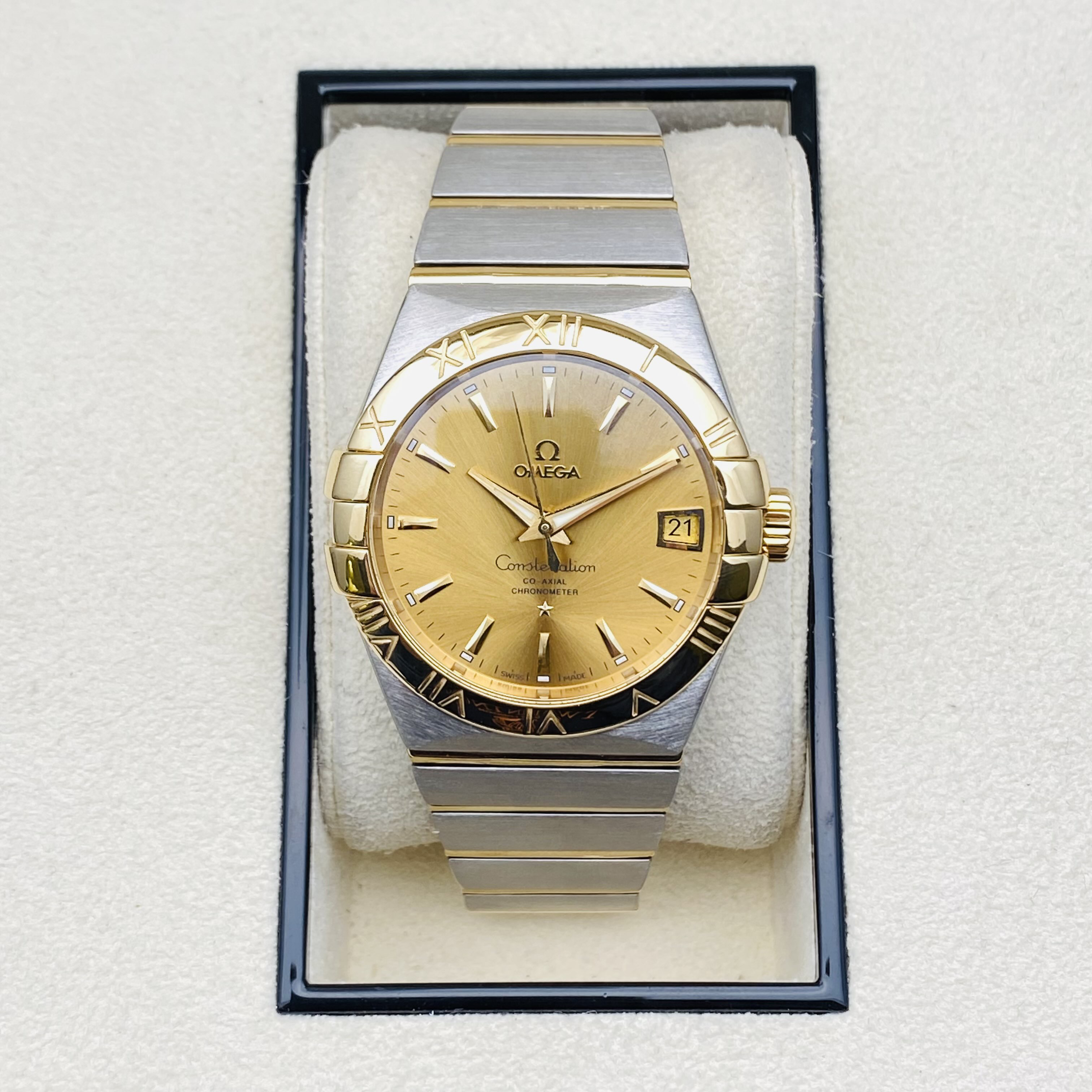95新 Omega/欧米茄 欧米茄星座12320382108001手表腕表机械表名表