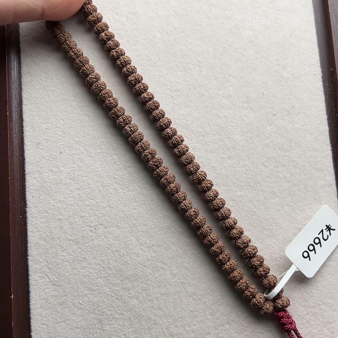 金刚菩提手串平细6.5mm定制级