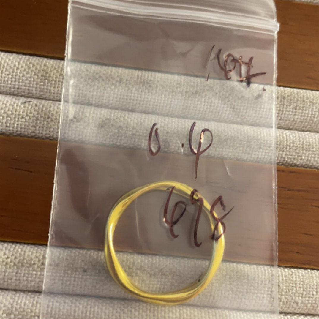 克重0.4 14号 莫比乌斯戒指 足金999