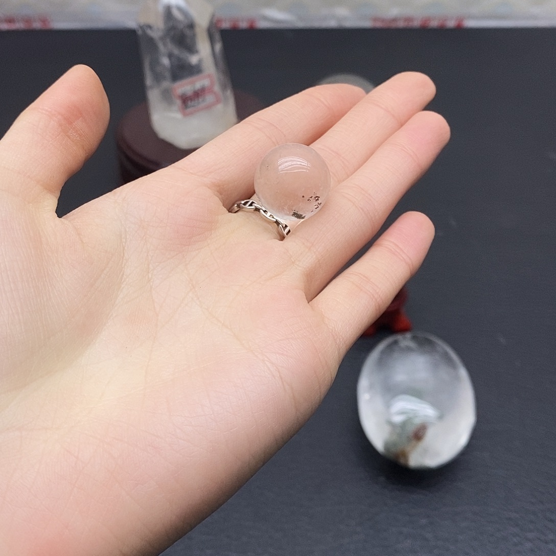 水晶未镶嵌珠宝半成品351水晶石