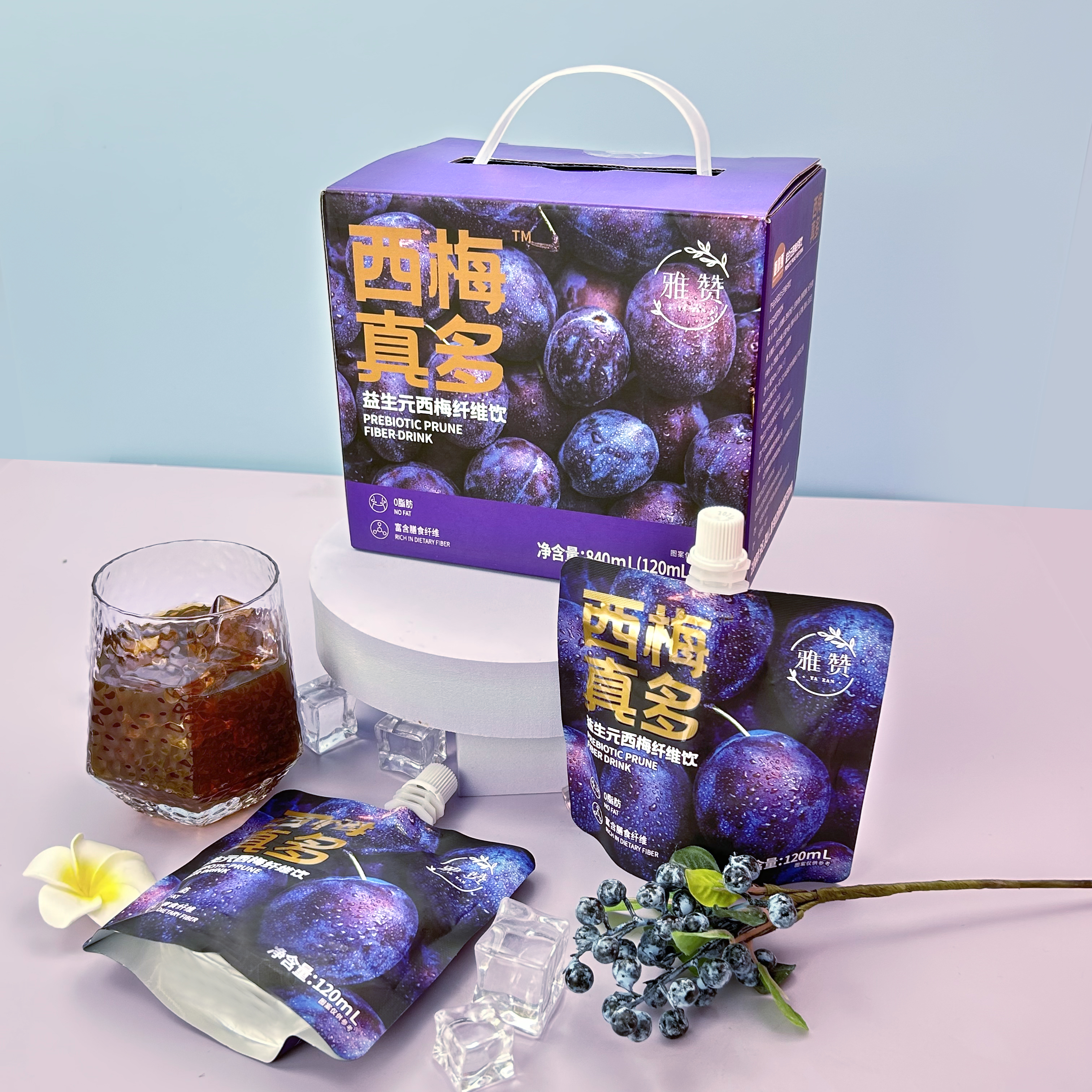 雅赞浓缩西梅汁袋装