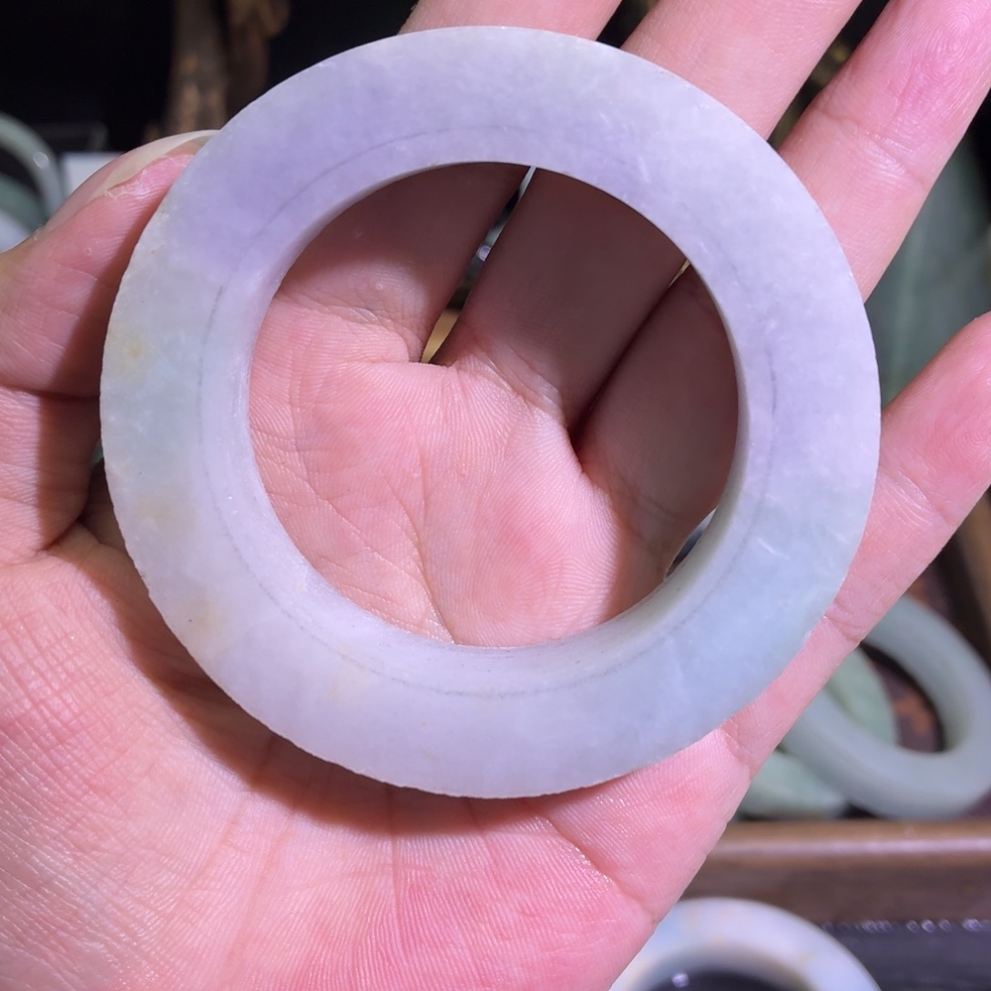 定制翡翠未镶嵌缅甸翡翠A货手镯毛胚定制