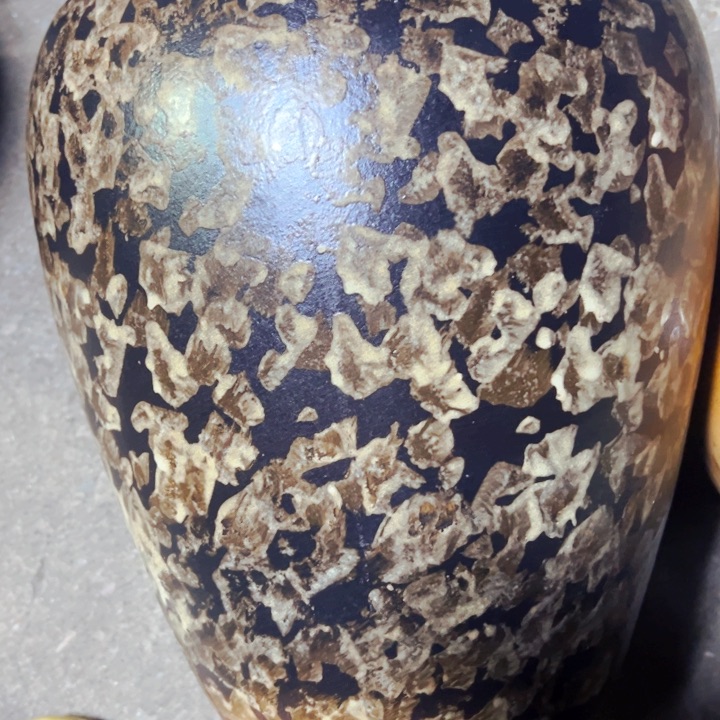 紫砂花盆高约30口约25