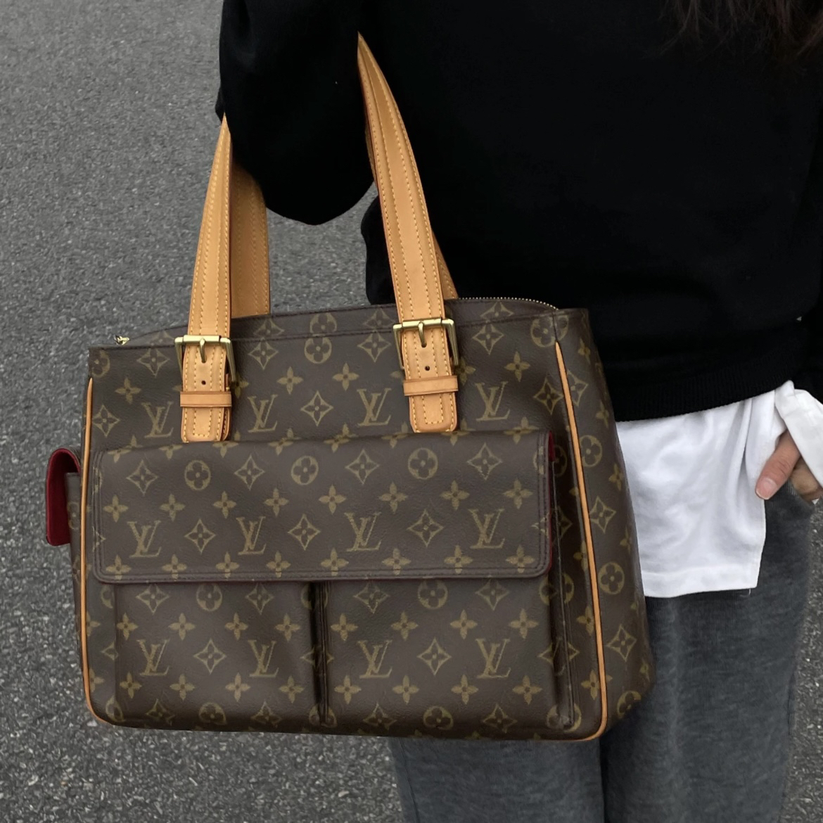 修复品LouisVuitton/路易威登 XM/经典老花大号骆驼包/ZH11114207