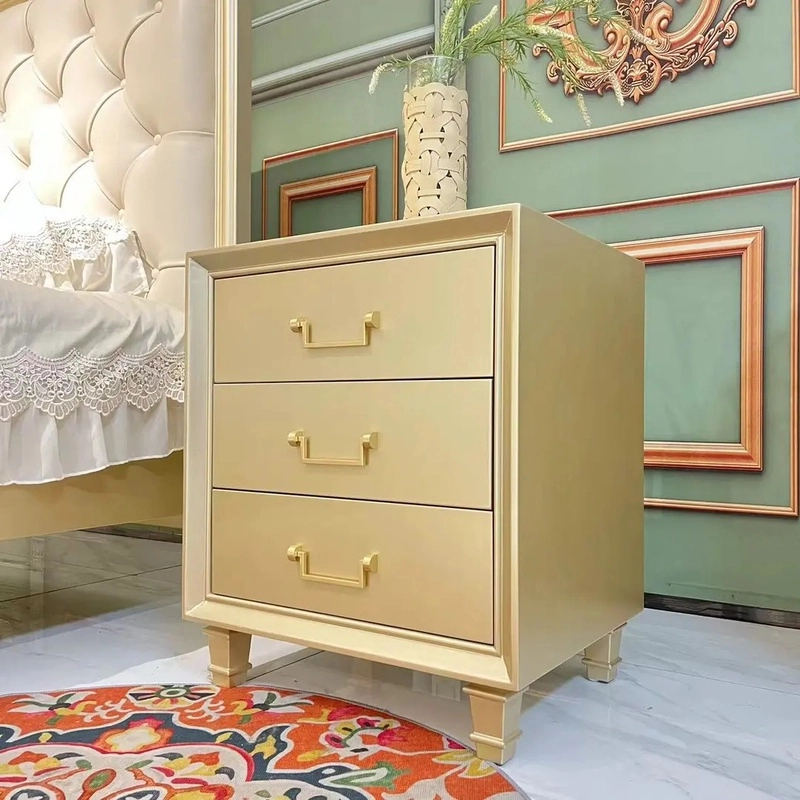 【喜悦家具】美式轻奢床头柜（550*450*660mm）