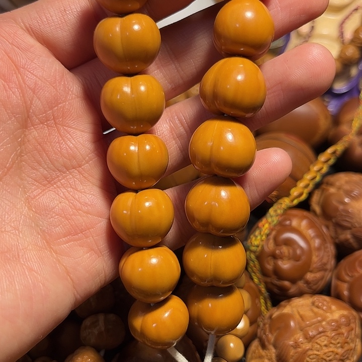 橄榄核手串/手链猴头1.7屁桃