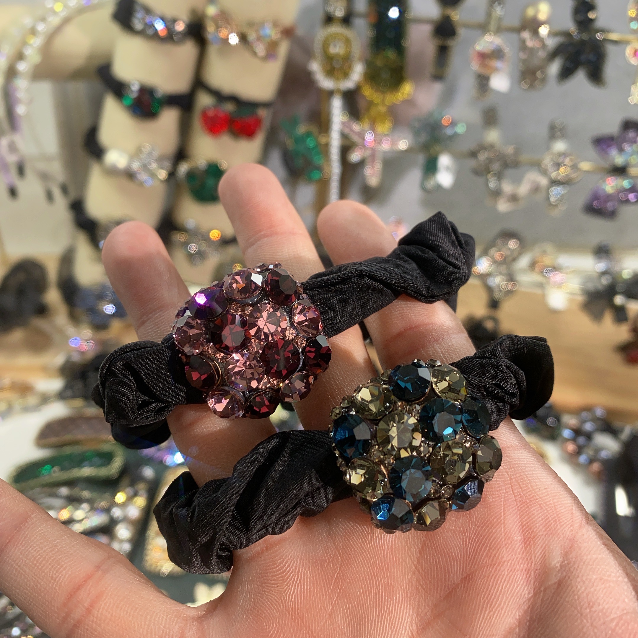 S0127-韩版-高定-面膜-方块-发圈