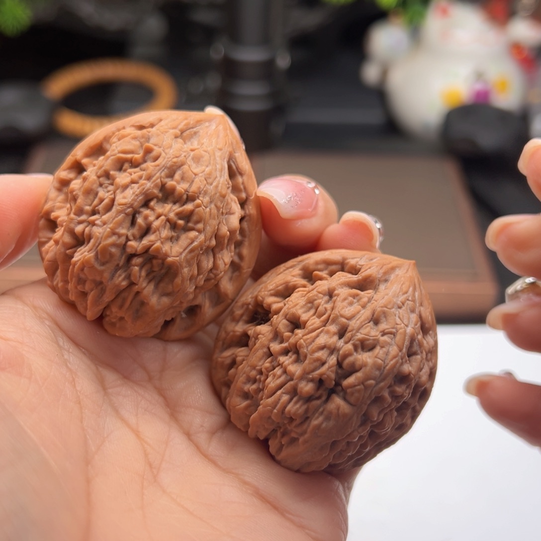 文玩核桃把件虎头王