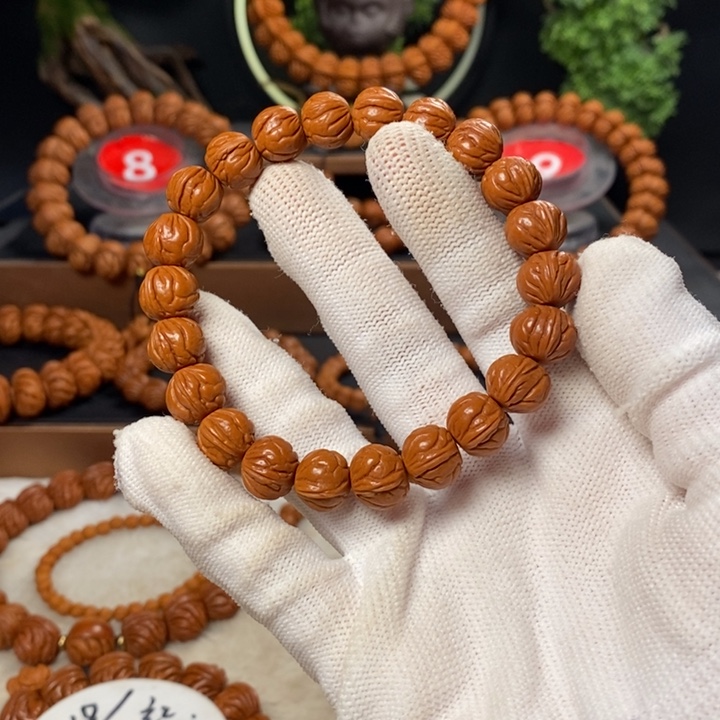 桃核吊坠一****q秦岭龙纹