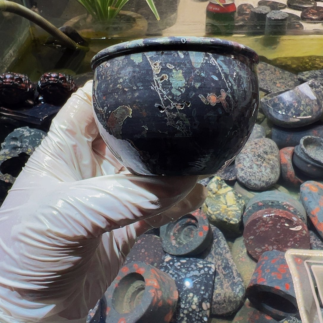 梅花玉鱼缸石茶周边不退不换