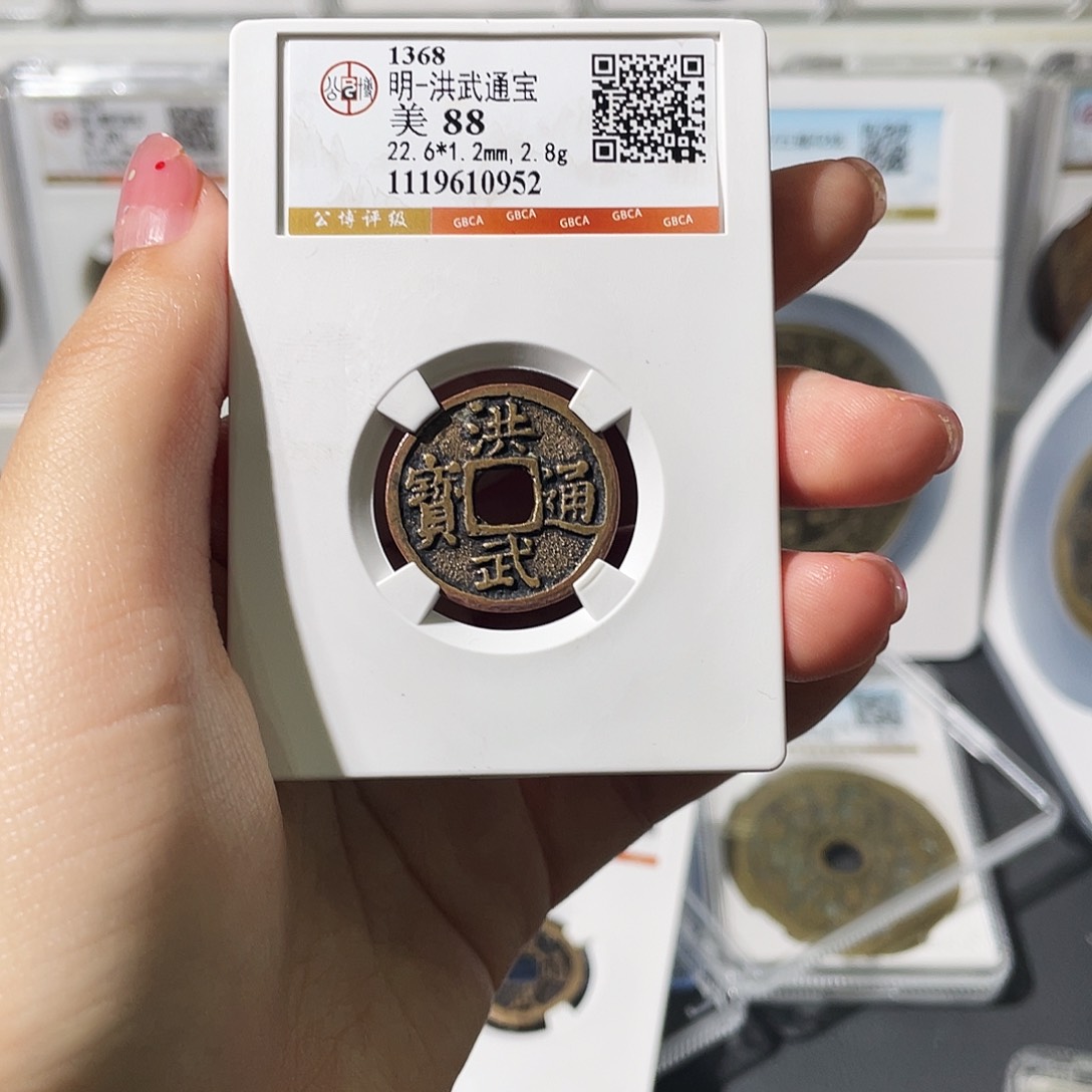 宁***装铜小莲精选，传世洪武