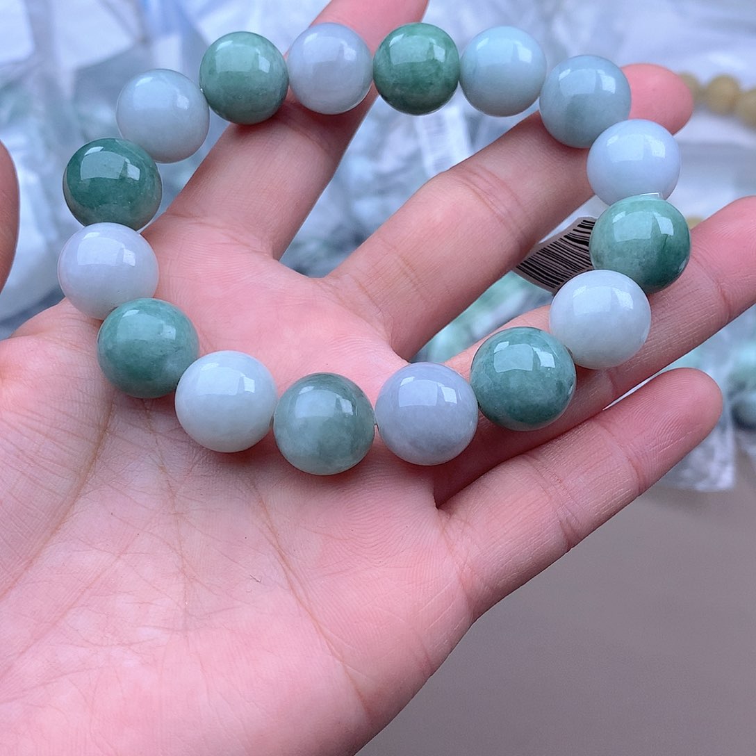 未镶嵌手串定制翡翠手串