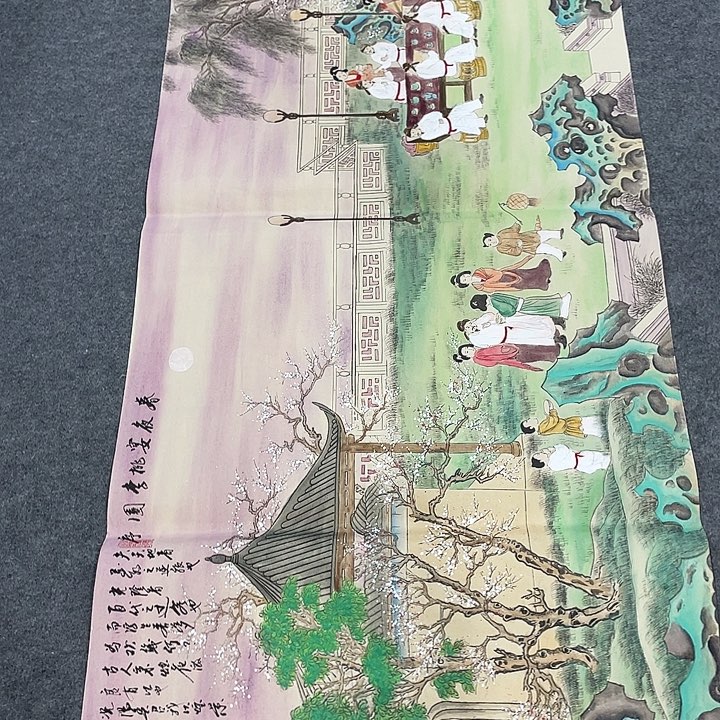 国画今天上午国画作品展示